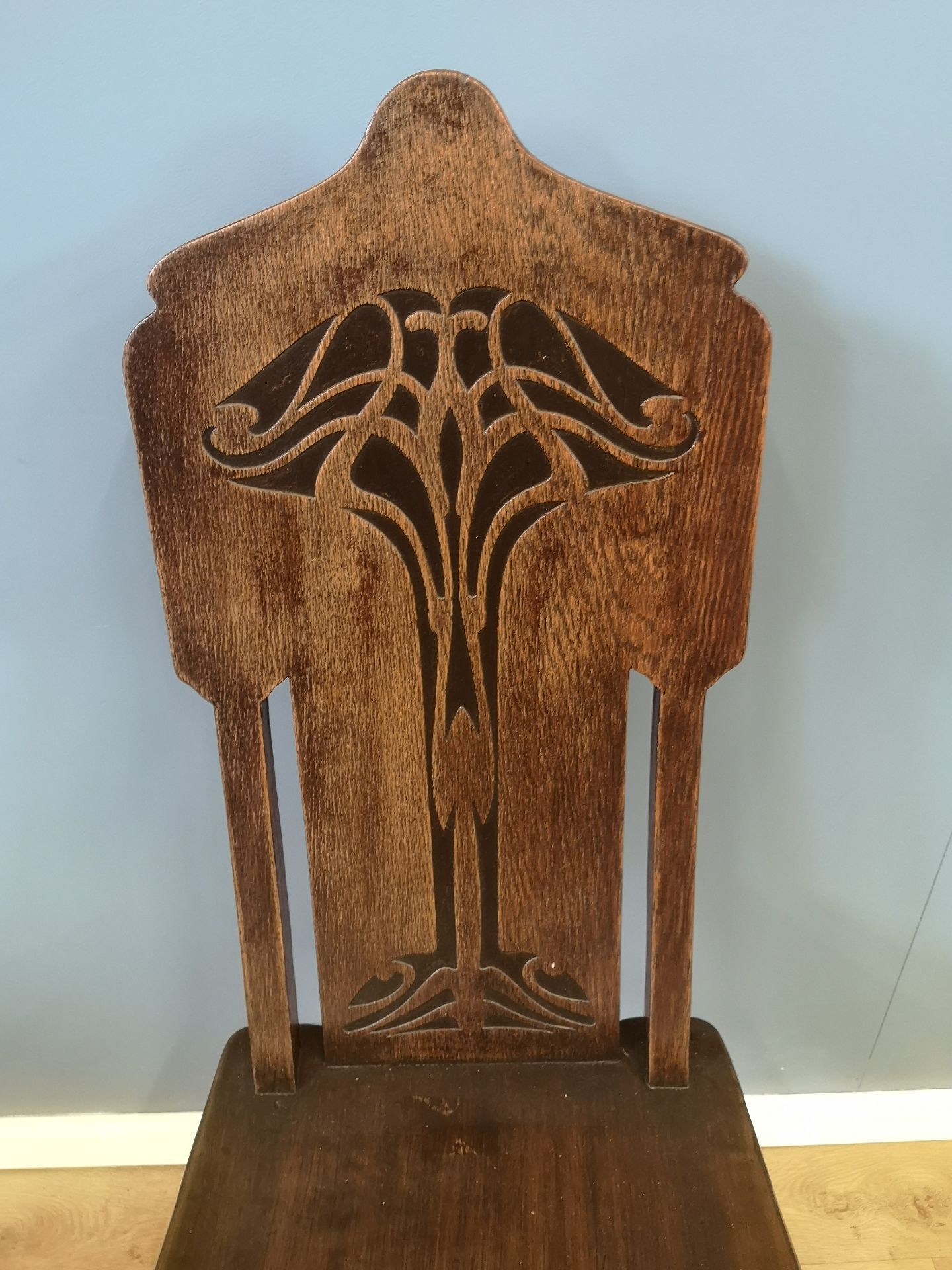 Art Nouveau hall chair - Image 2 of 5