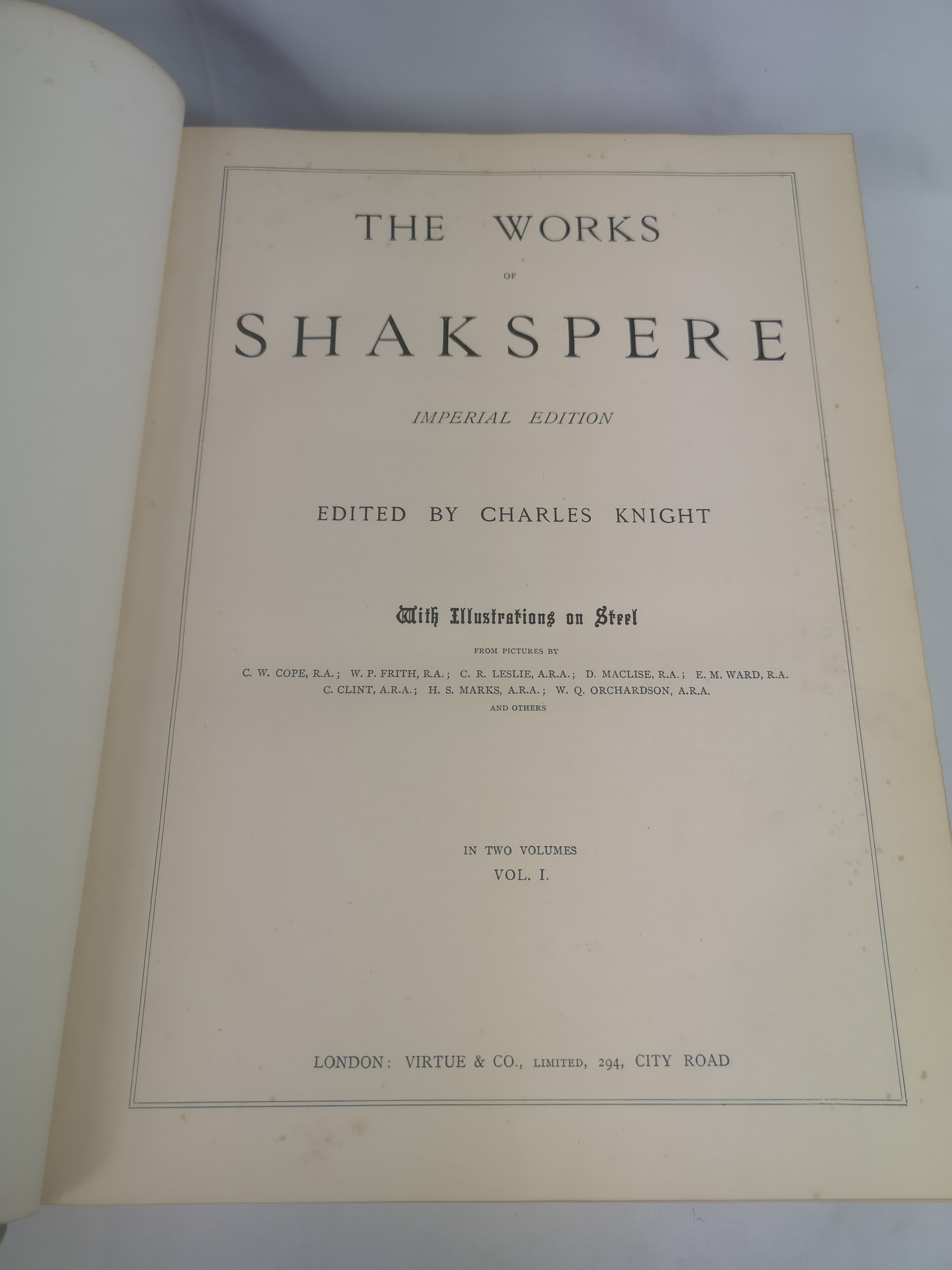 The Works of Shakspere Imperial Edition - Image 3 of 5