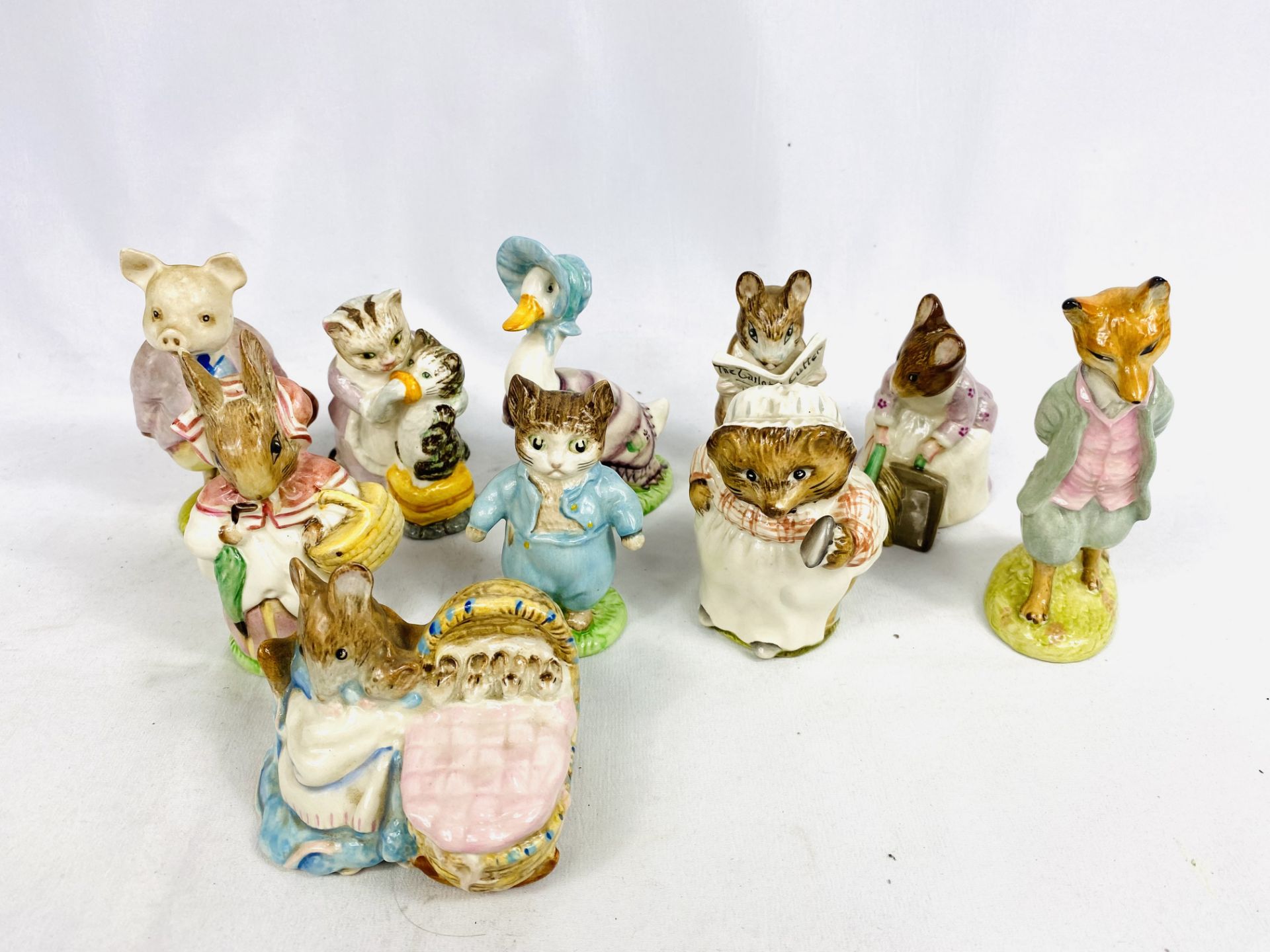 Ten Beswick Beatrix Potter figures - Image 2 of 5