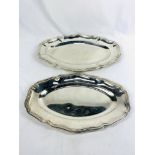 Two silver platters