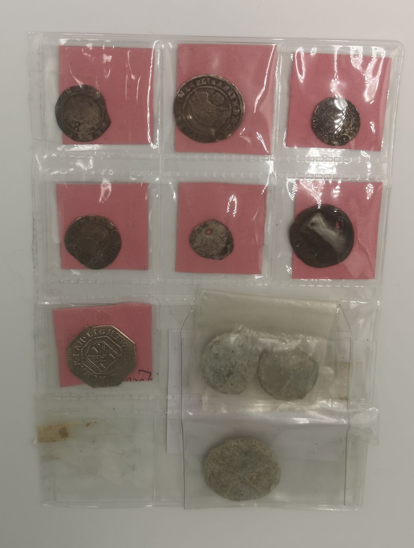 Collection of hammered silver coins and tokens