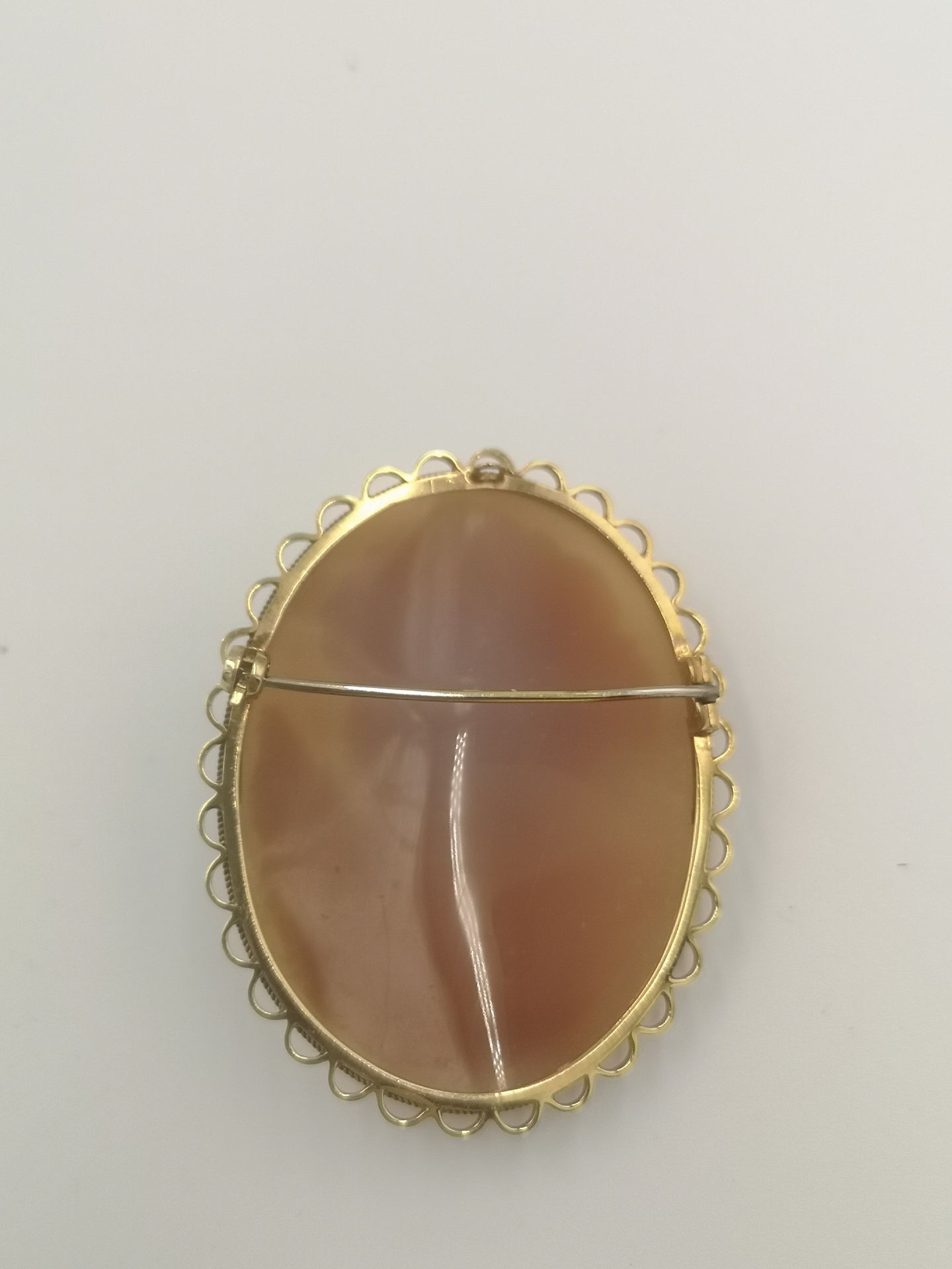 Cameo shell brooch - Image 4 of 4