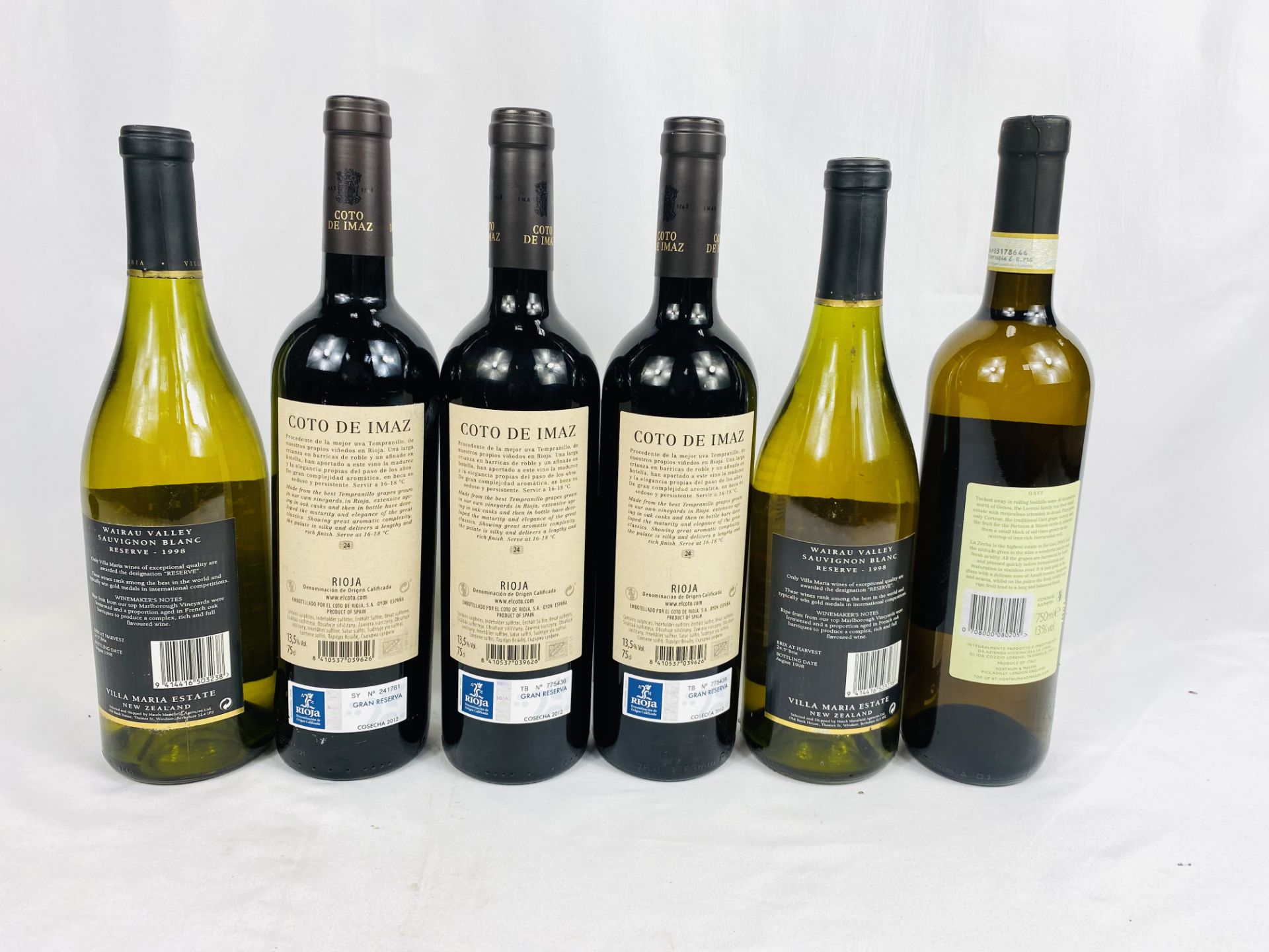 Six mixed bottles of wine - Image 4 of 4