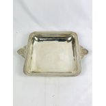 Robert Linzeler French silver two handled dish