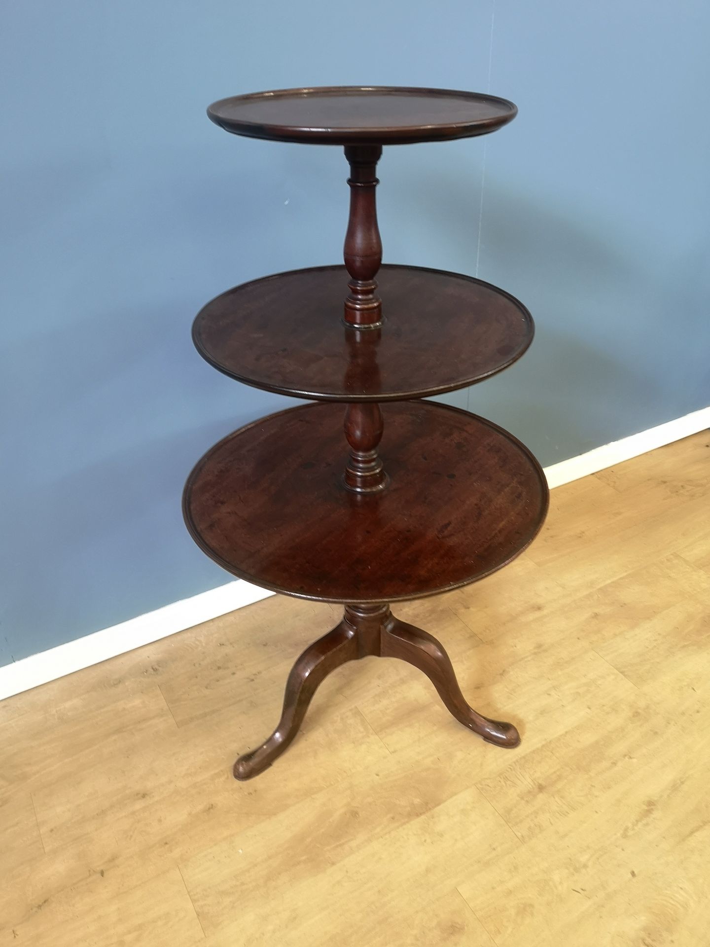 Victorian mahogany dumb waiter - Image 4 of 4