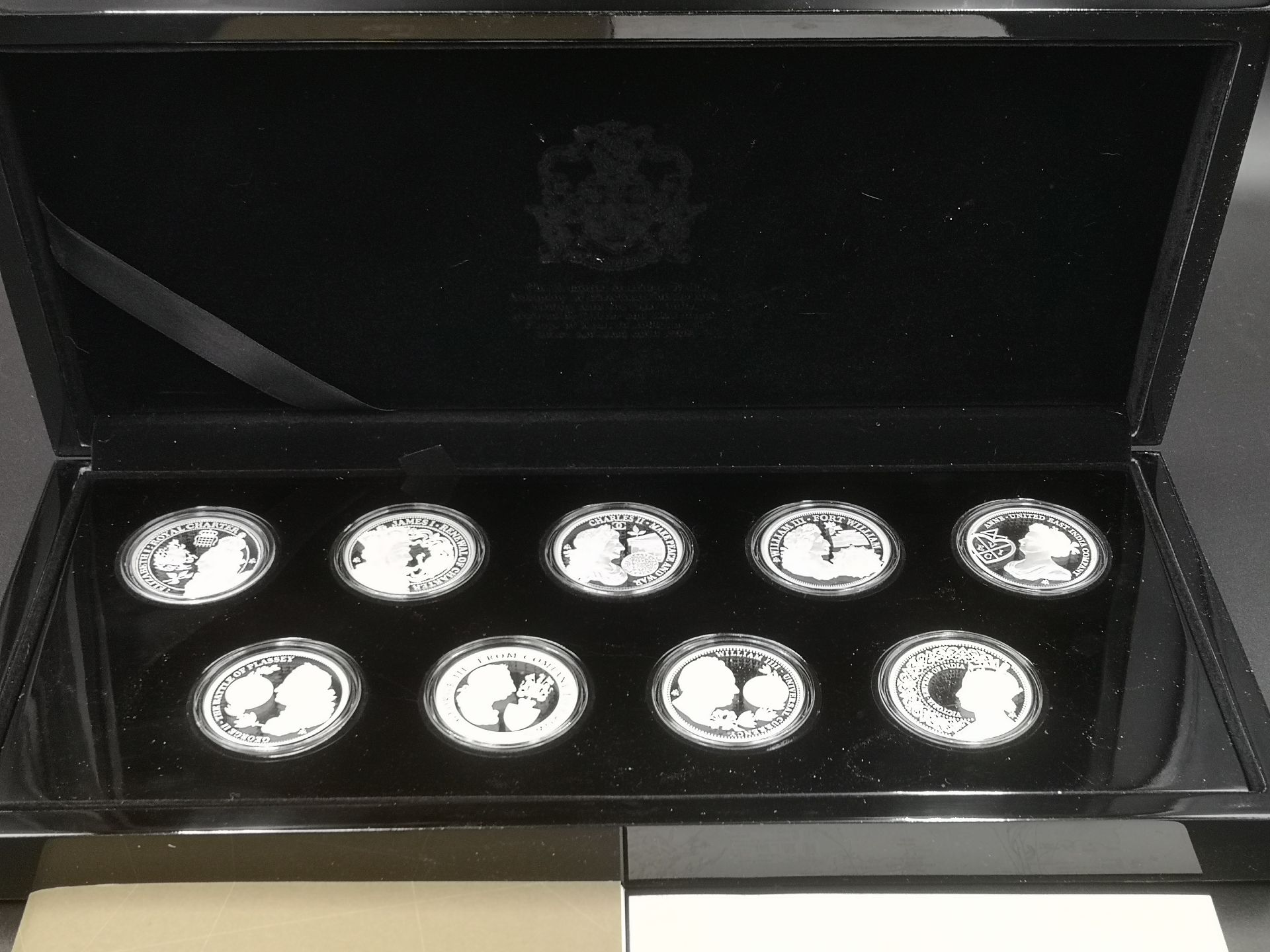 The East India Company Empire Collection of nine limited edition silver proof coins - Image 2 of 4