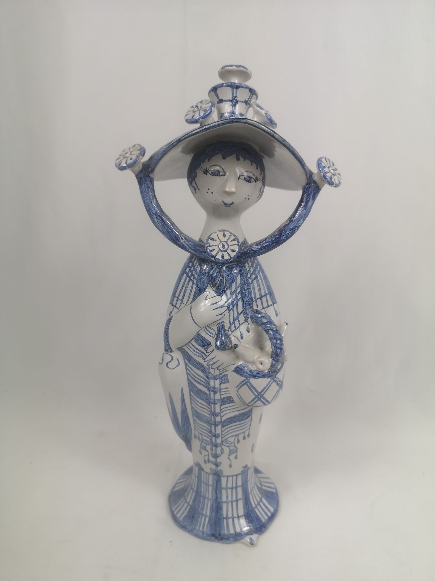 Four Danish pottery figures - Image 6 of 9