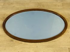 Mahogany framed mirror