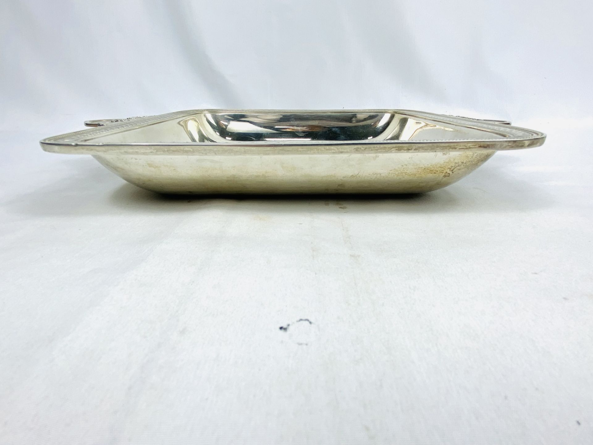 Robert Linzeler French silver two handled dish - Image 3 of 4