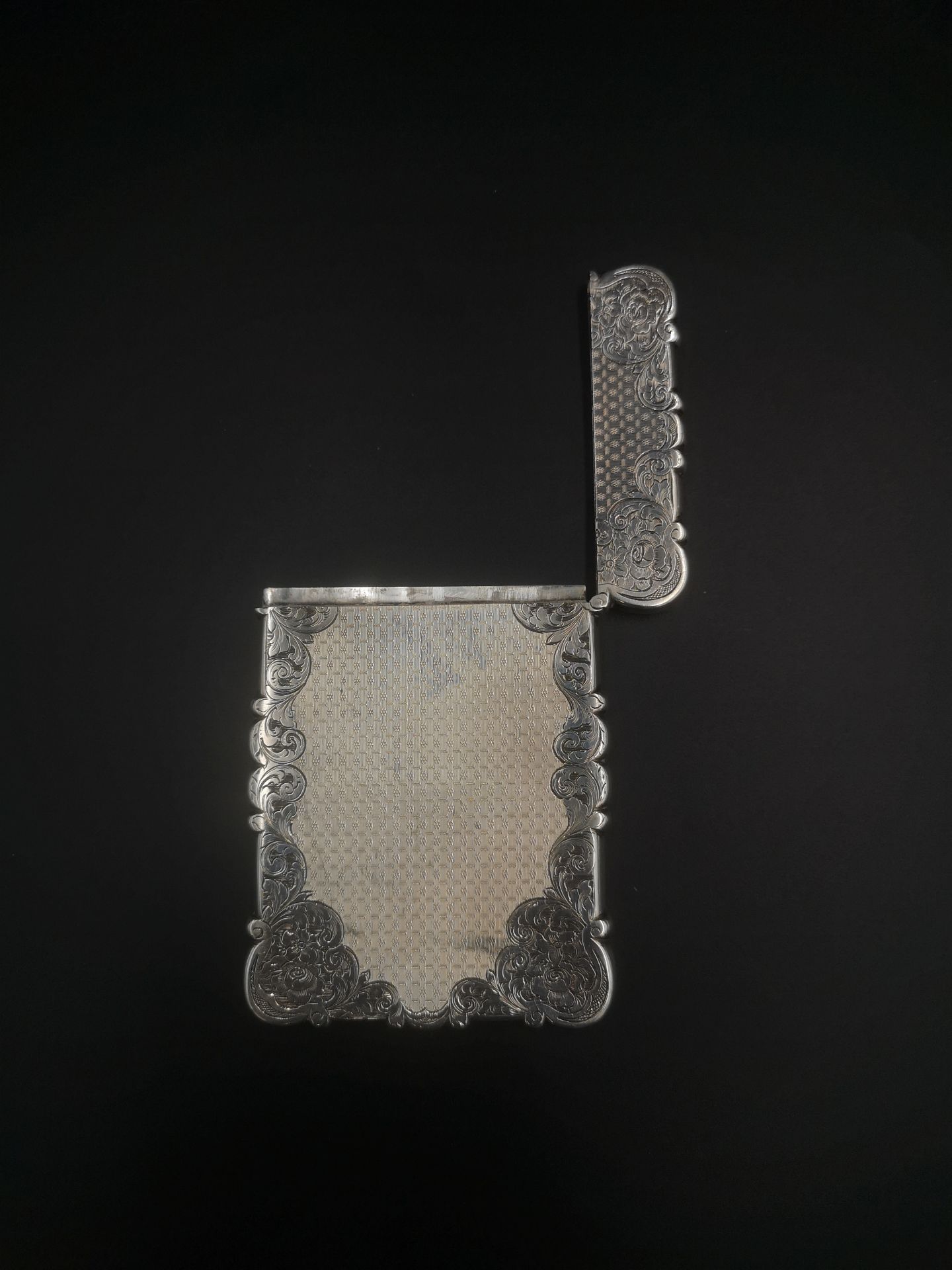 Victorian silver card case - Image 4 of 4