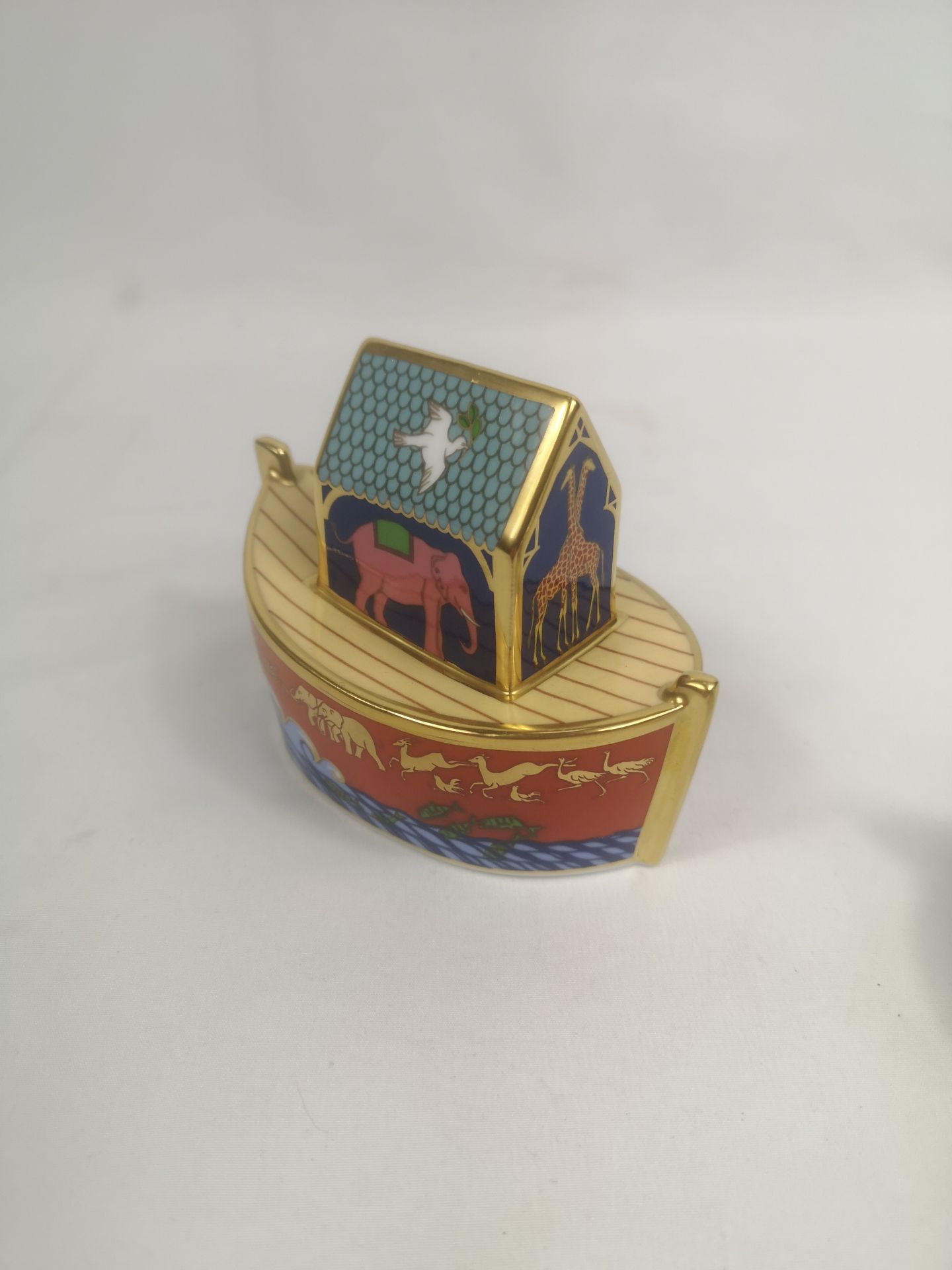 Royal Crown Derby Ark paperweight; together with a Royal Crown Derby bird paperweight. - Image 2 of 5