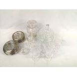 Quantity of glassware