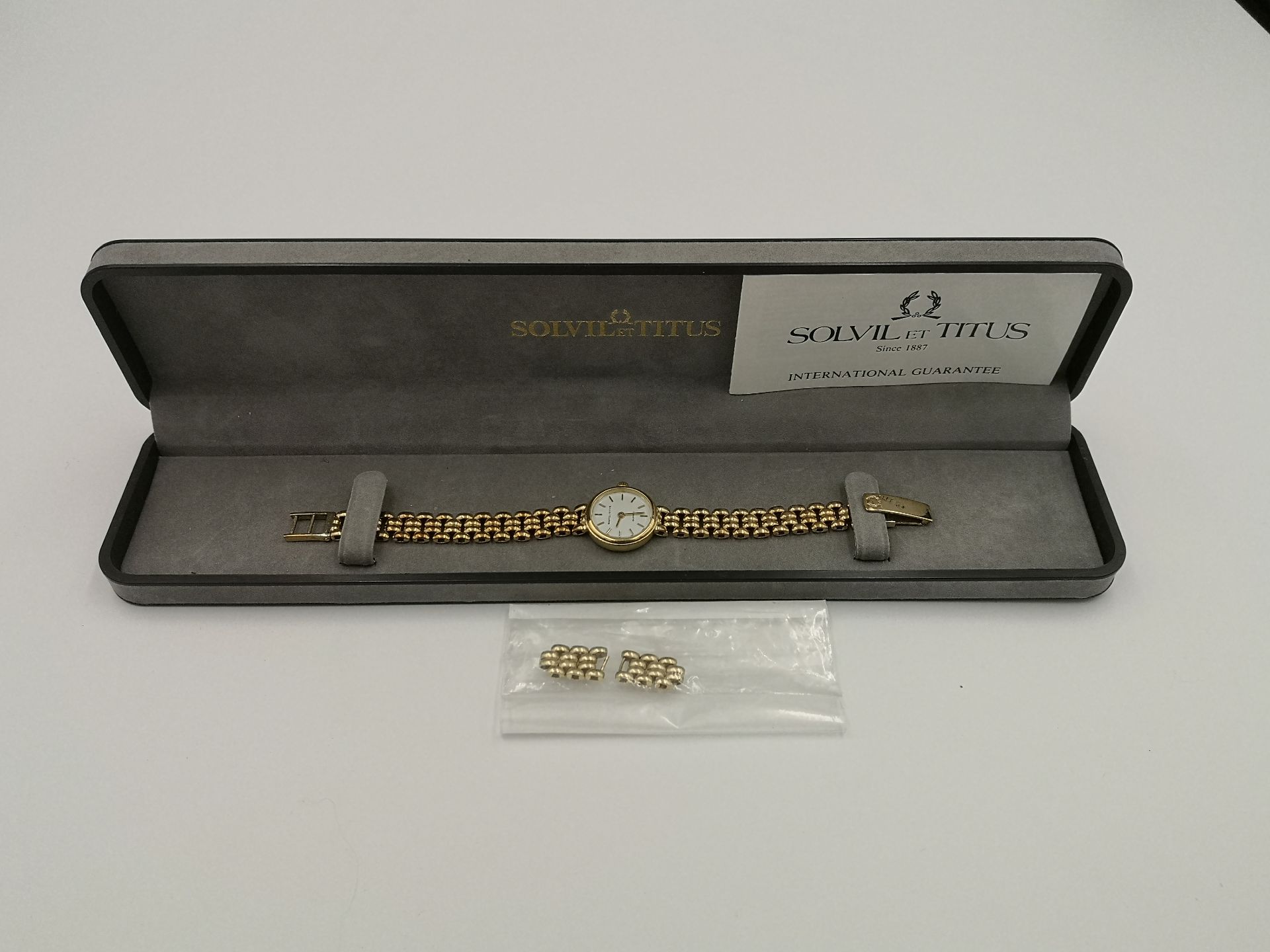 Solvil et Titus lady's wrist watch with case marked 375. - Image 4 of 4