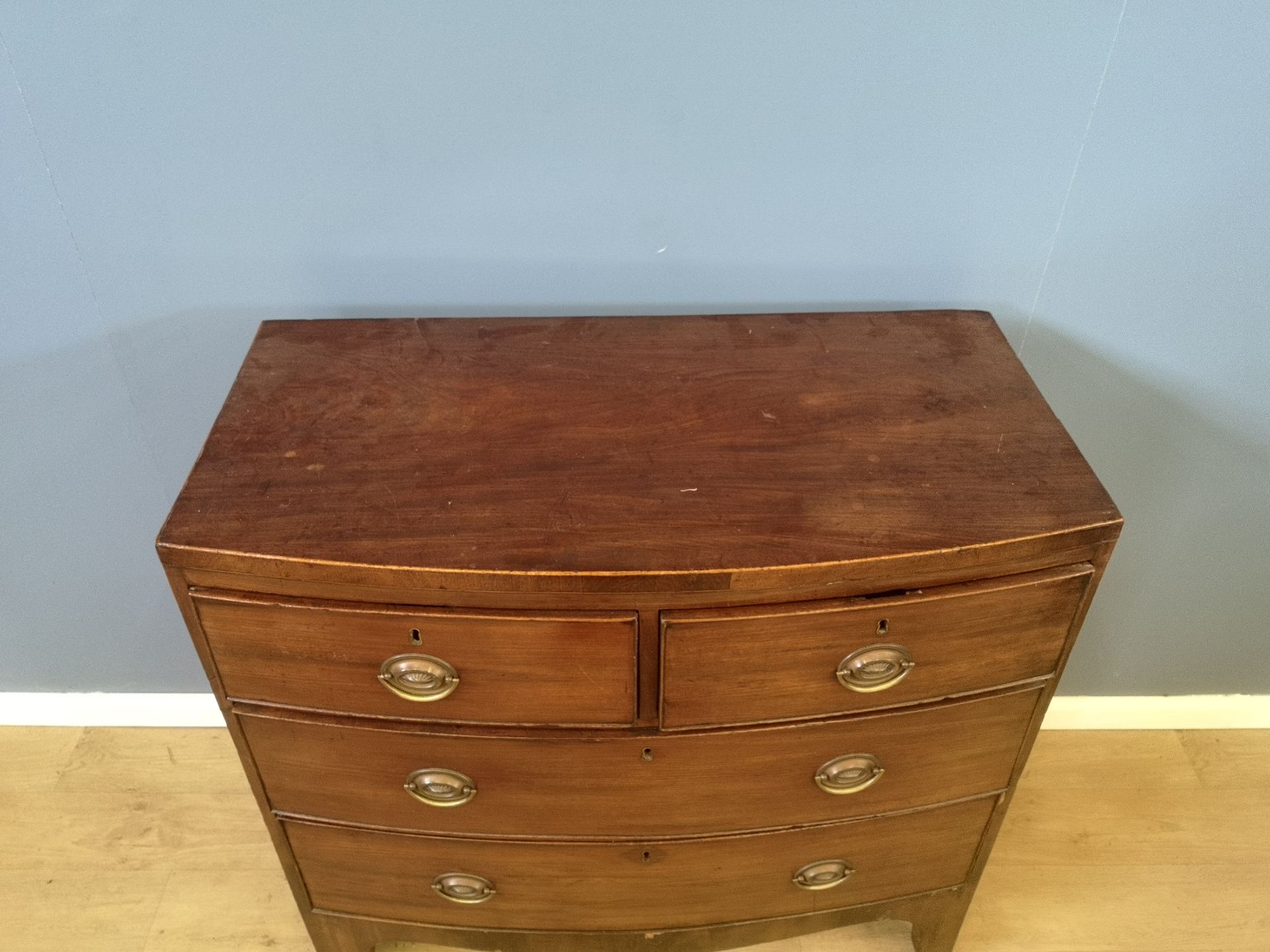 Regency mahogany chest of drawers - Bild 2 aus 6