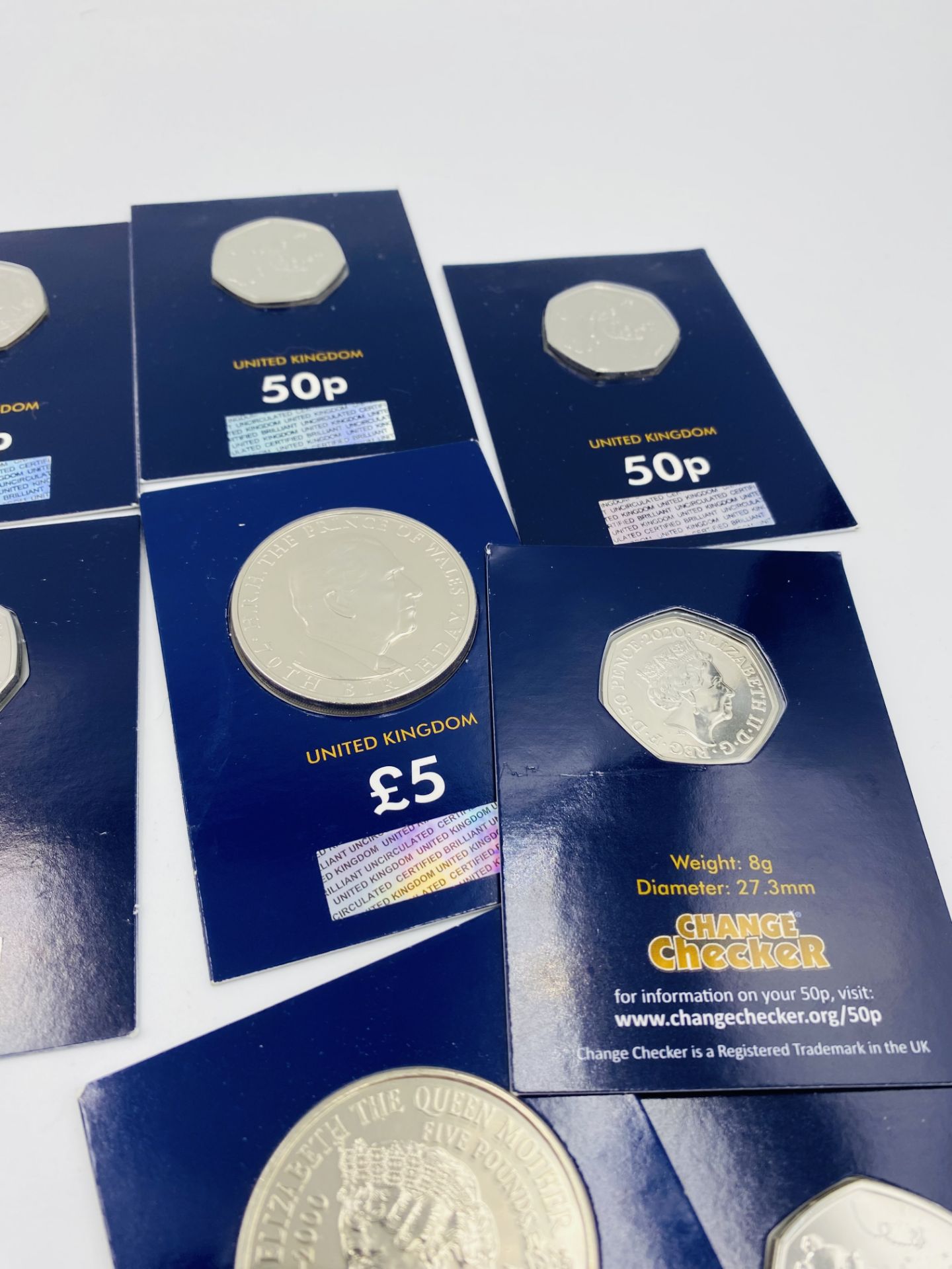 Album of 27 uncirculated Change Checker £5 coins; a quantity of sealed Change Checker coins - Image 5 of 8