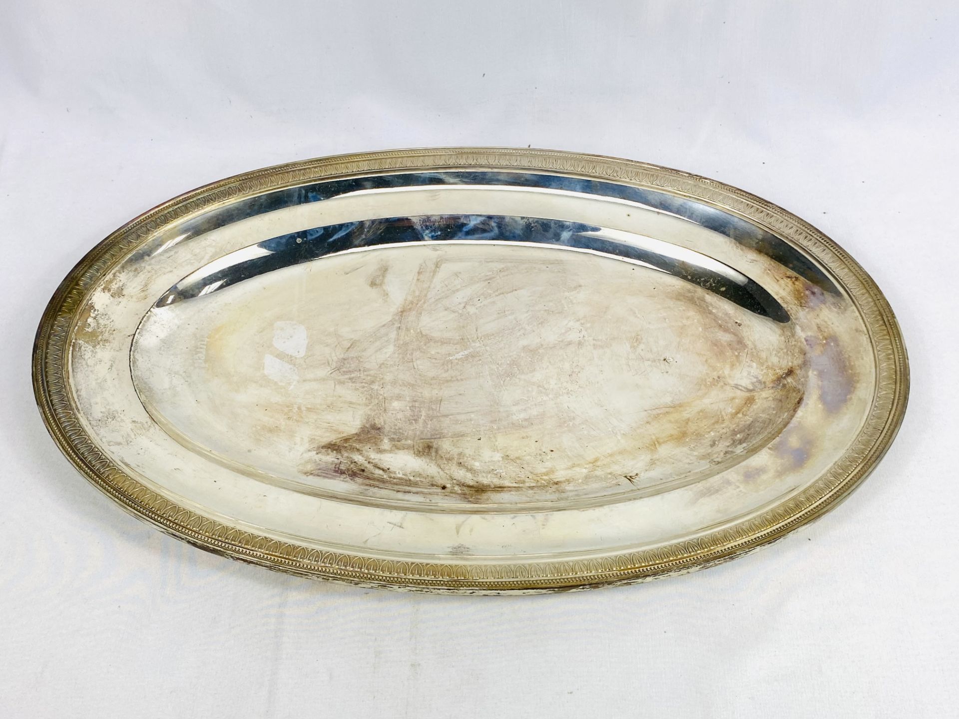 Robert Linzeler French silver dish