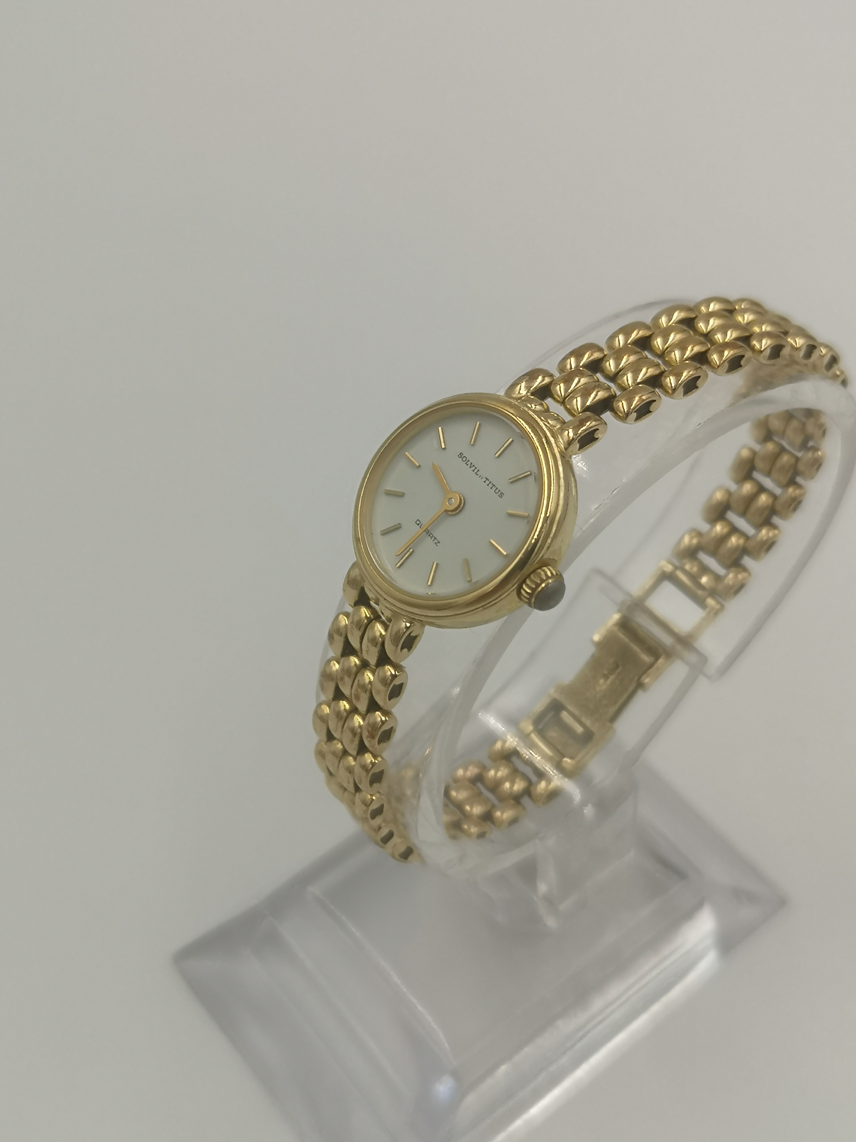 Solvil et Titus lady's wrist watch with case marked 375. - Image 2 of 4