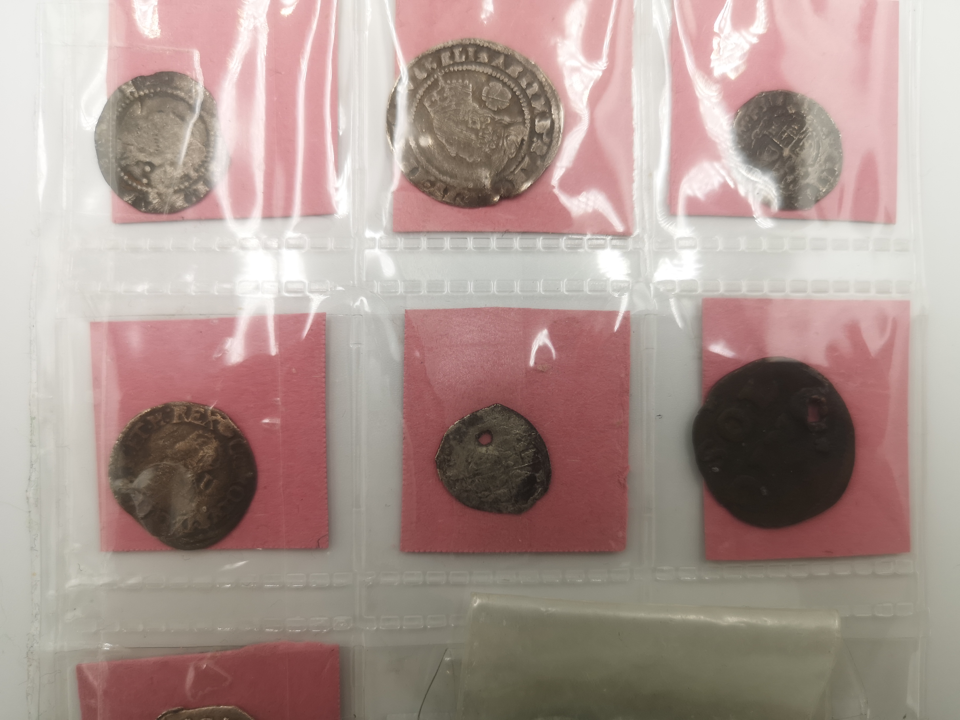 Collection of hammered silver coins and tokens - Image 3 of 5