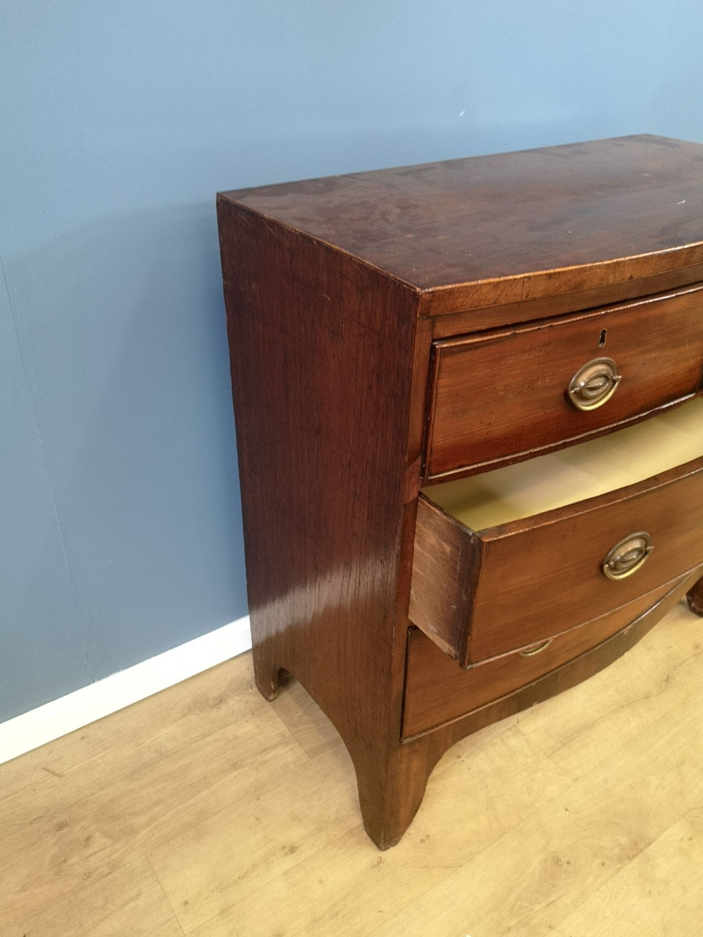 Regency mahogany chest of drawers - Bild 4 aus 6