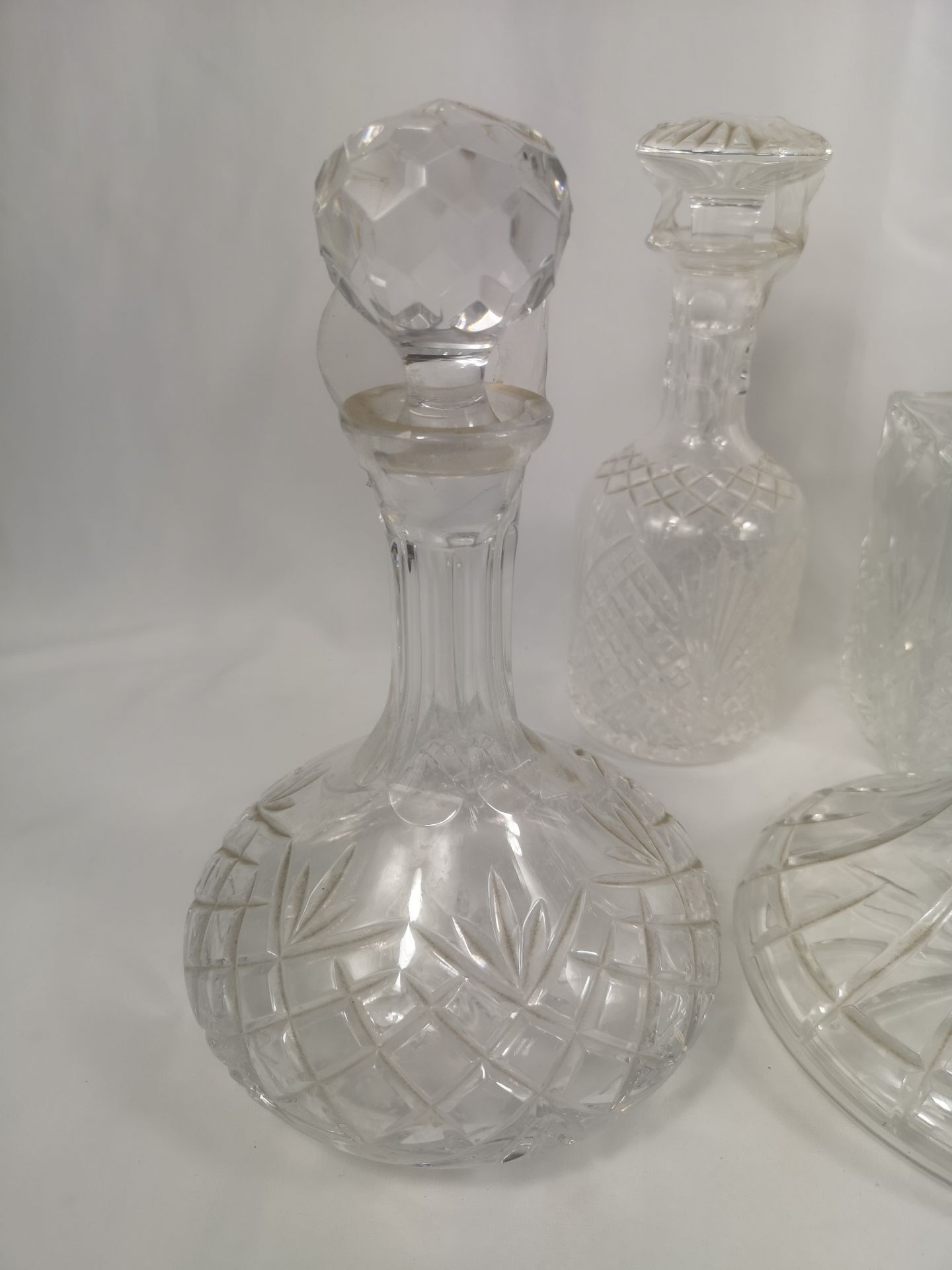 Six cut glass decanters - Image 2 of 7