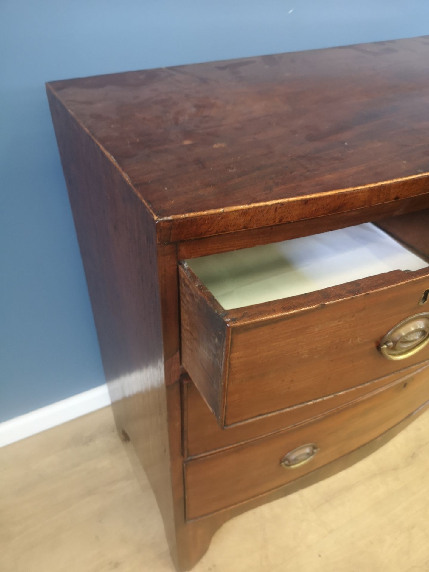 Regency mahogany chest of drawers - Image 6 of 6