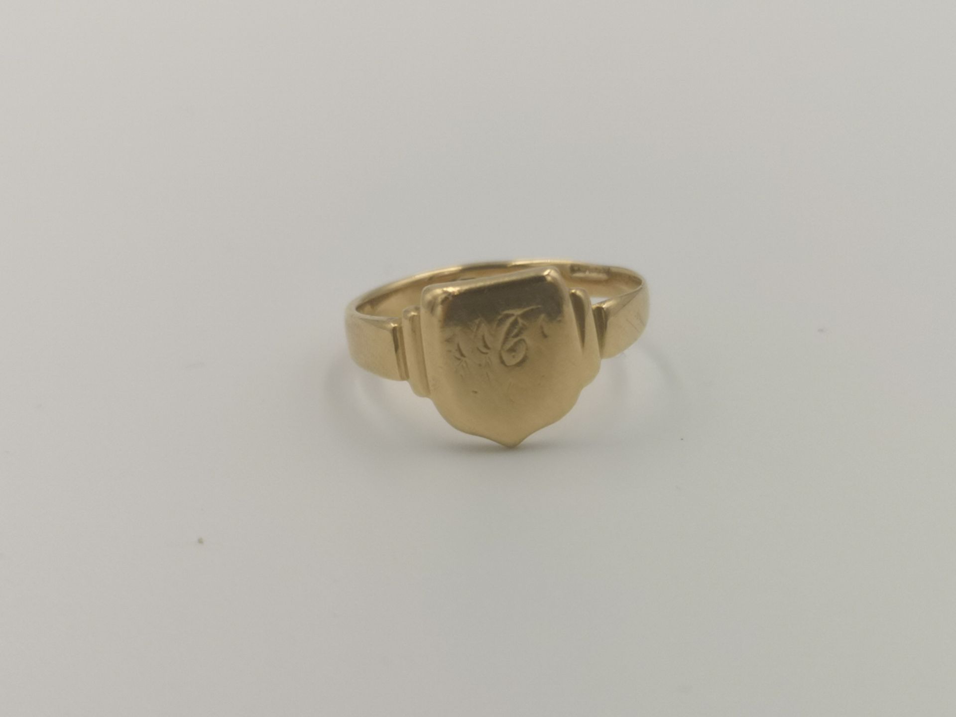 18ct gold signet ring - Image 5 of 5