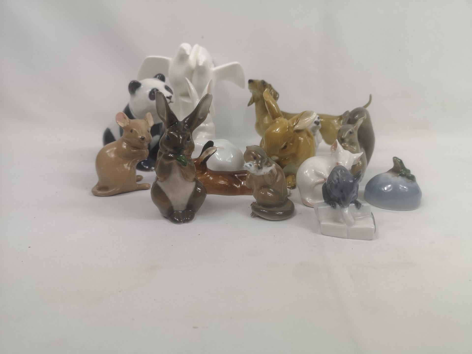 Eight Royal Copenhagen animal figurines together with seven others - Image 4 of 4