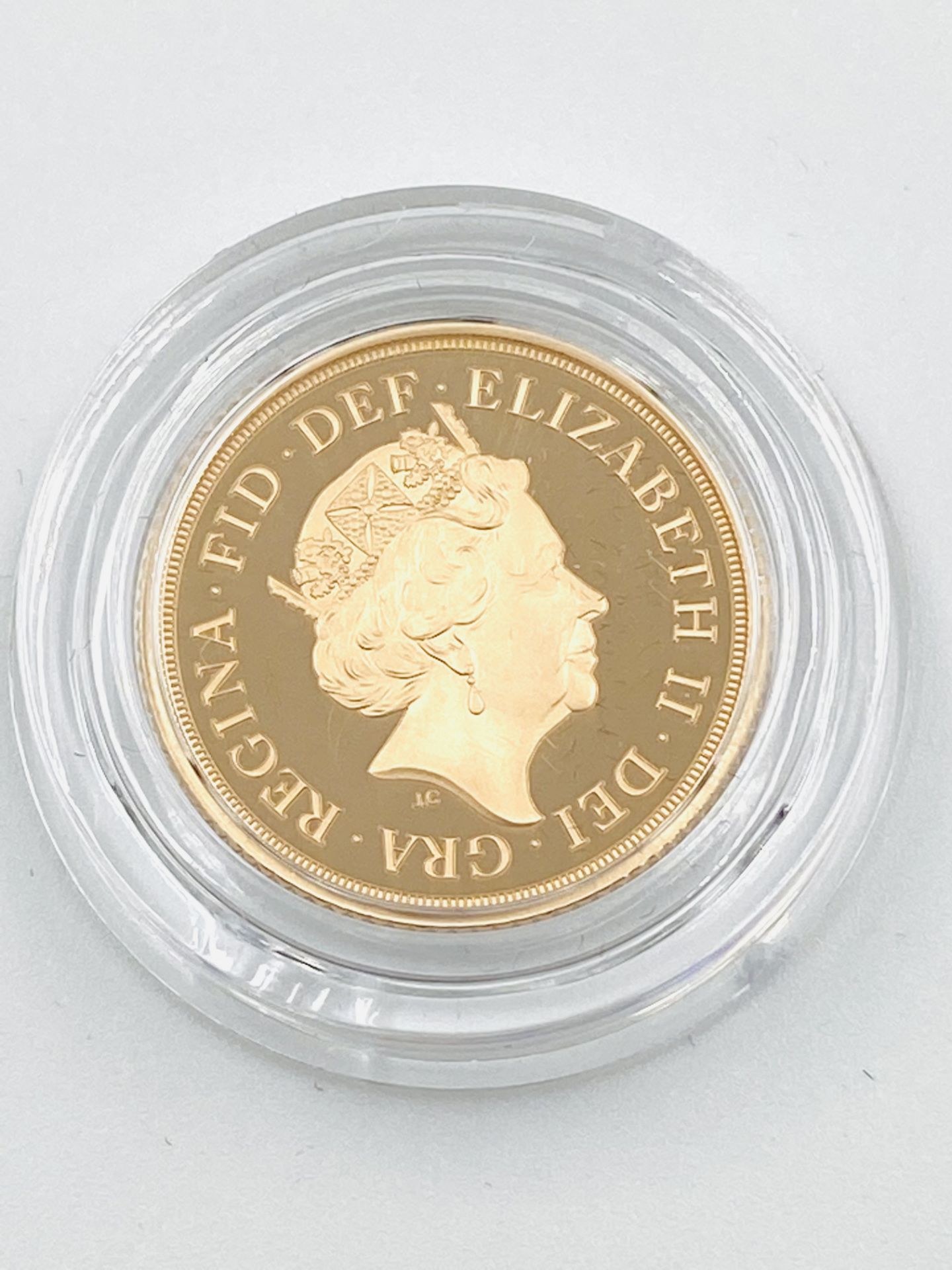 Royal Mint 2021 limited edition 22ct gold proof sovereign - Image 4 of 4