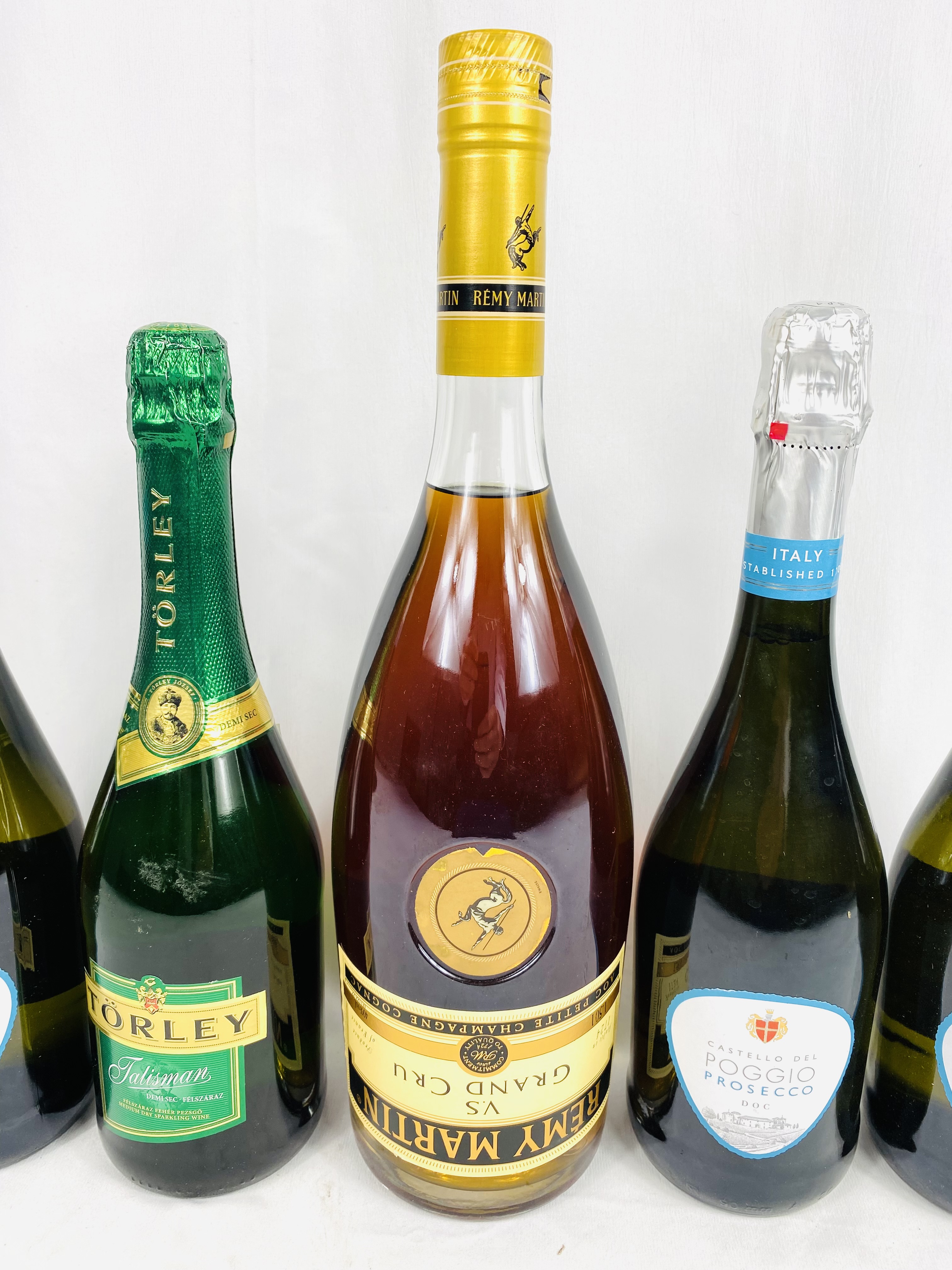 Bottle of Torley Talisman; three bottles of Castello del Poggio; and one Remy Martin V.S. Magnum. - Image 2 of 3