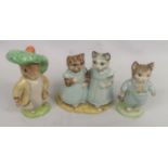 Three Royal Albert Beatrix Potter figures