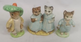 Three Royal Albert Beatrix Potter figures