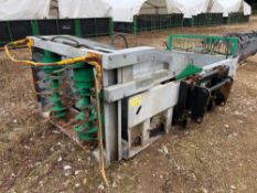 Spread-a-bale midi straw chopper (2017) with spare mat and rollers