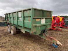 Warwick twin 14T axle trailer