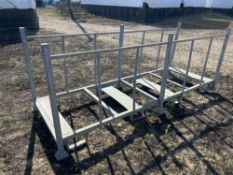 3m x 1m galvanised stillage