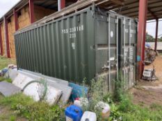 Cor-ten 20ft steel sea container