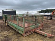 Armstrong & Holmes livestock trailer