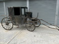 LANDAULET built by Turrill of Longacre, London to suit 15hh single. In original condition painted