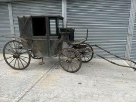 LANDAULET built by Turrill of Longacre, London to suit 15hh single. In original condition painted