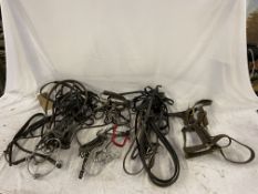 Miscellaneous riding bridles and equipment