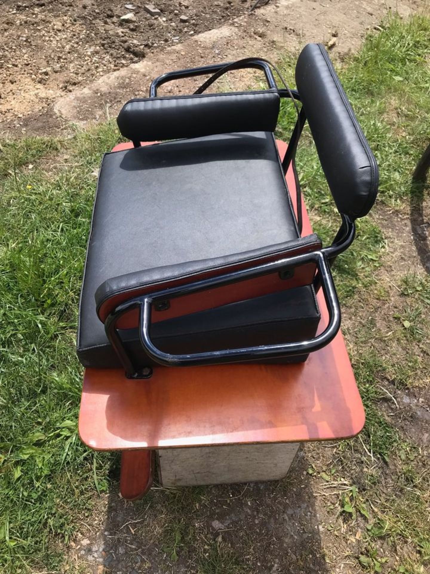 BENNINGTON BACK STEP BUGGY built by Artistic Iron Works of Bennington in 1995 to suit 15hh single. - Image 4 of 5