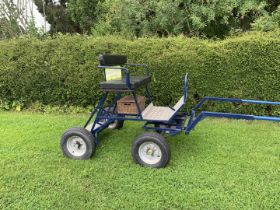 HIGHGATE SMART CART built by Highgate Carriages of Yorkshire to suit 12 to 13hh single. The metal