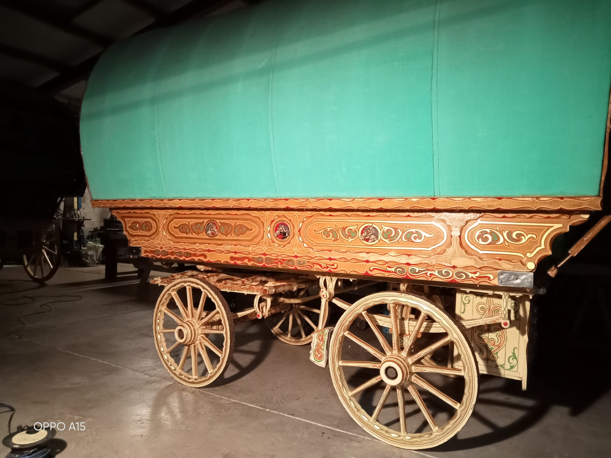 OPEN LOT WAGON built and painted by Jimmy Berry around 1965, on Whittaker Hutchins unders with - Image 4 of 5