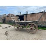 HAMPSHIRE BOAT WAGON built in the New Forest circa 1920 to suit single horse. In original natural