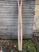 Pair of 7'3" long ash dray shaft blanks