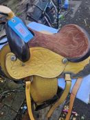 Complete Western saddle