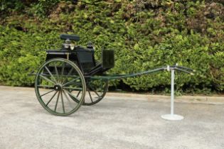 DOG CART built by Atkinson & Rowell of Darlington to suit 16 to 17hh. The four seater, back to back,