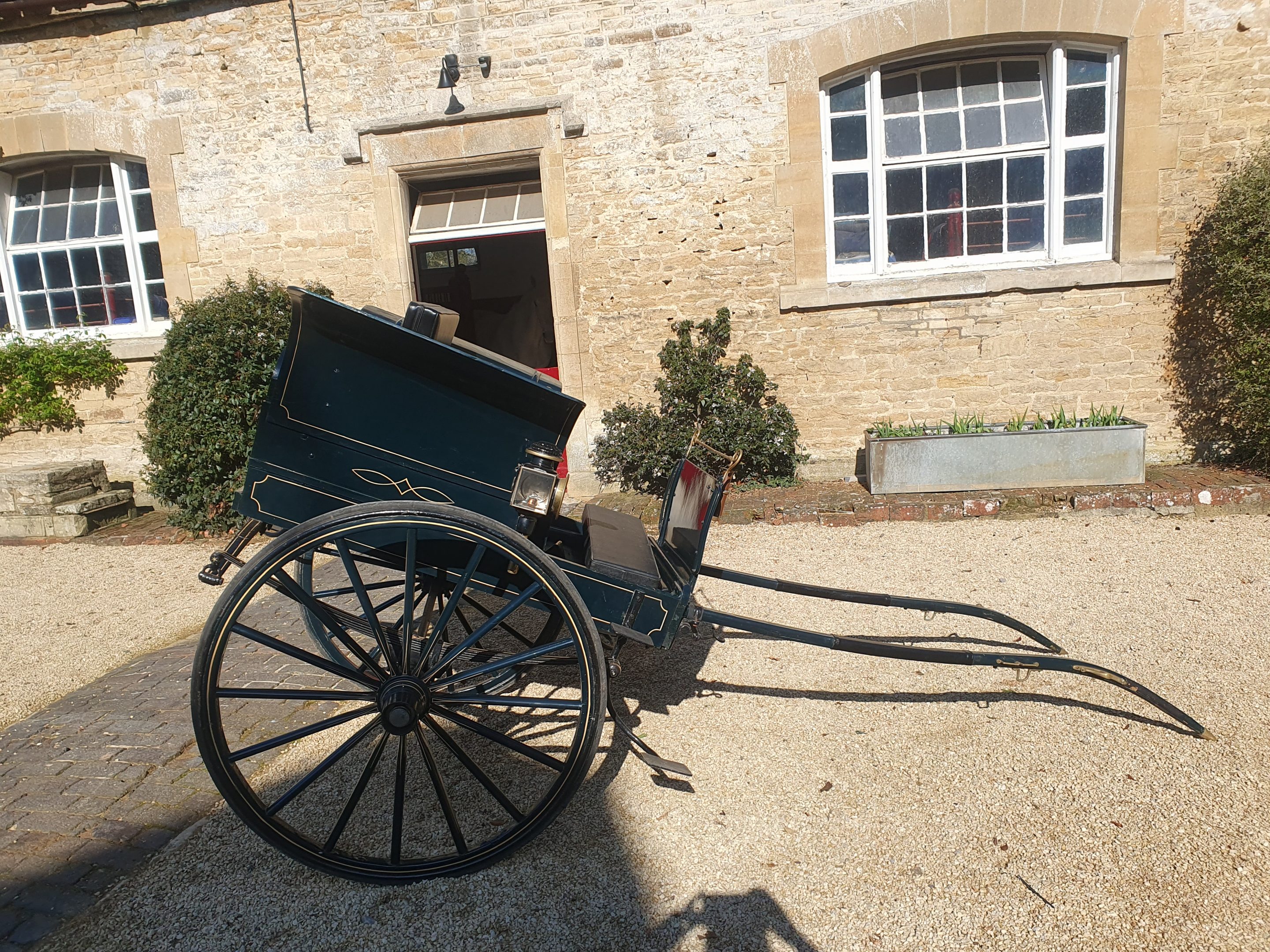 RALLI CAR built by Weston & Son of Cheltenham to suit 14.2hh. Painted dark blue with gold lining, - Image 4 of 4