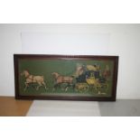 Coaching panel by Cecil Aldin 'The Liverpool Coach' 30 x 14