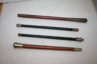 Four whip handles