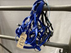 Eight biothane thin underhalters, pony size. This lot carries VAT